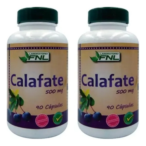 Pack X2 Calafate 90 Capsulas Sobrepeso Diabete Antioxidante