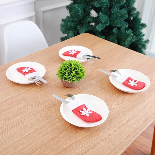 Cuchara Pequeña Con Cuchillo De Mesa Para Fiestas De Navidad