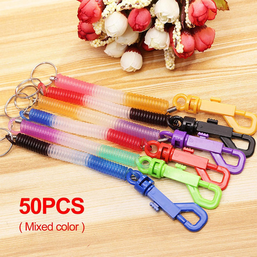 50 Piezas De Llavero For En , Anillos For Clip, Cuerdas