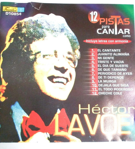 12 Pistas Para Cantar Como Hector Lavoe Discos Fuente 
