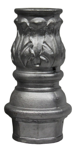 Capitel Superior Flor De Aluminio Para Columna 2,5 (vks) Adorno De Aluminio Para Base O Capitel Superior De Terminacion En Columnas De 2.5 Pulgadas (material Aluminio)