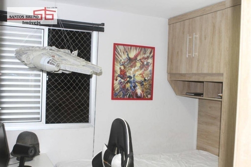 Apartamento Com 2 Dormitórios À Venda, 56 M² Por R$ 260.000,00 - Jardim Santa Mônica - São Paulo/sp - Ap4084