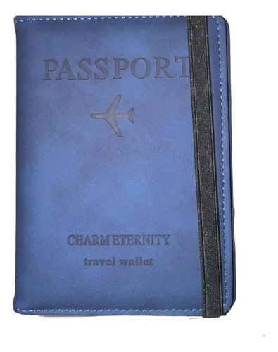 Porta Pasaporte De Cuero Documentos Funda Protectora  