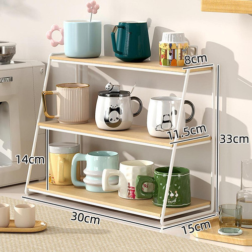 Soporte Para Tazas De Café De 3 Niveles, Estante Para