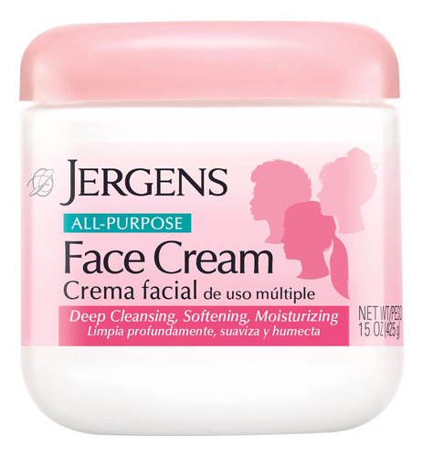 Jergens Face Cream - All Purpose (15 Oz / 425g)