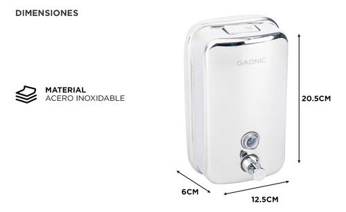 Dispenser Simple Ducha Shampoo Acondicionador Soporte Pared
