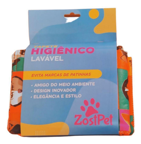 Tapete Higiênico Pet Lavável Premium 120 Lavagens 70x50cm