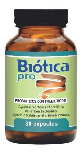 Biótica® Pro X 30 Cápsulas | Probióticos + Prebióticos