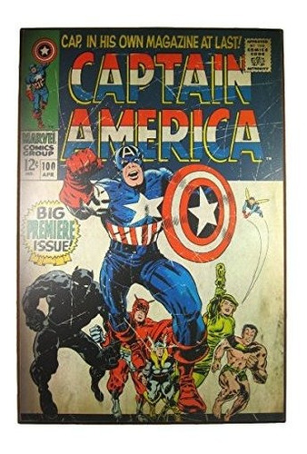 Plata Búfalo Mc6236 Marvel Captain America Premiere Gxiut