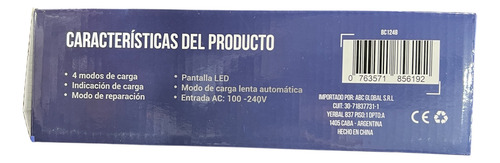 Cargador De Bateria Inteligente 12v 6a Moto Auto Premium