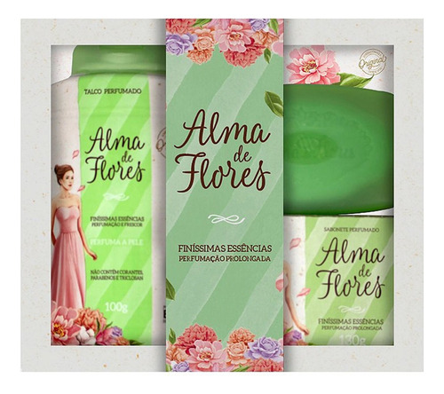 Estojo Perfumado Alma Flores Presente Dia Das Mães Mulher