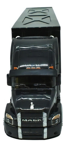 Trailer Mack Anthem Negro Caja Seca Maisto 1:64