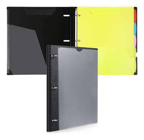 Wot I Carpeta Hbrida Para Notas, Color Negro