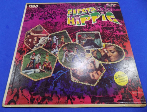 Varios Fiesta Hippie Vinilo Lp México Psicodelia Rock 1969