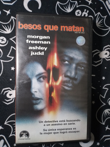 Besos Que Matan (kiss The Girls) - Vhs - Morgan Freeman