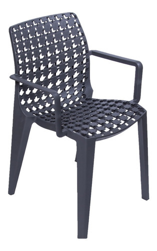 Silla Para Restaurante Con Brazos En Polipropileno Cantidad de sillas por set 1 Color de la estructura de la silla Capuchino