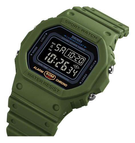 Reloj Con Cronómetro, Impermeable, Deportivo, Clásico, Alarm