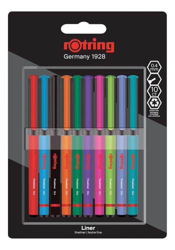 Rotring Liner Rotuladores Finos | 0,4 Mm | Bolígrafos Y | |