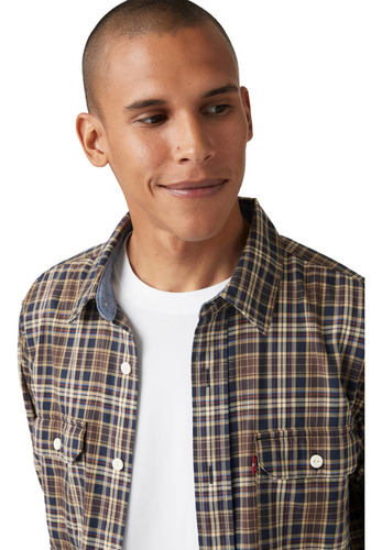 Camisa Hombre Classic Worker Café Levis 19587-0320 Café Xl