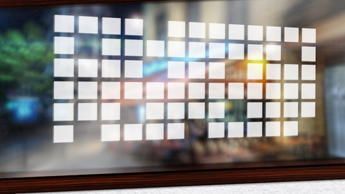 Imagen 3 de 6 de Vinilo Decorativo Pared Esmerilado Empresas Personalizado
