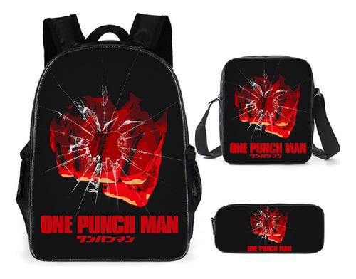 Conjunto De Mochila De 3 Piezas - One Punch Man