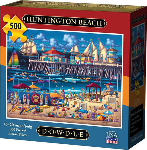 Dowdle Jigsaw Puzzle - Huntington Beach - 500 Piezas