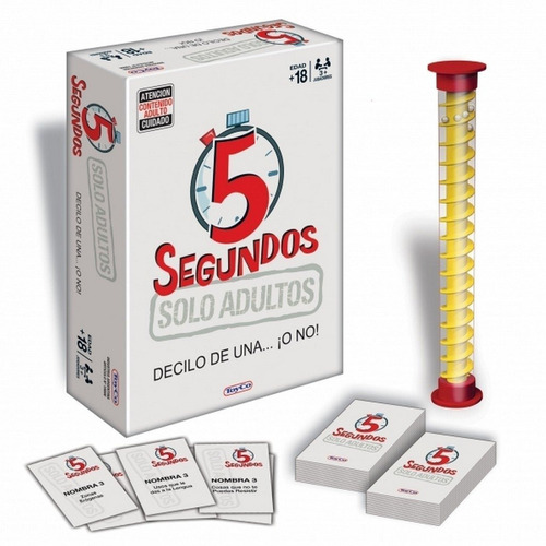 5 Segundos Adultos Previas - Juego Mesa - Edición Picante