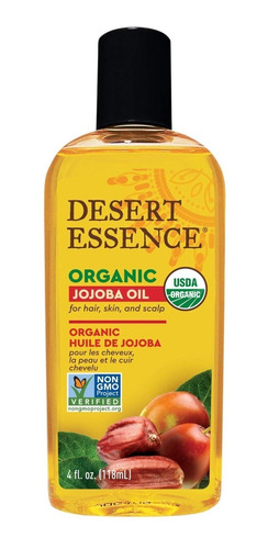 Desert Essence Organic Jojoba Oil Aceite De Jojoba 118ml
