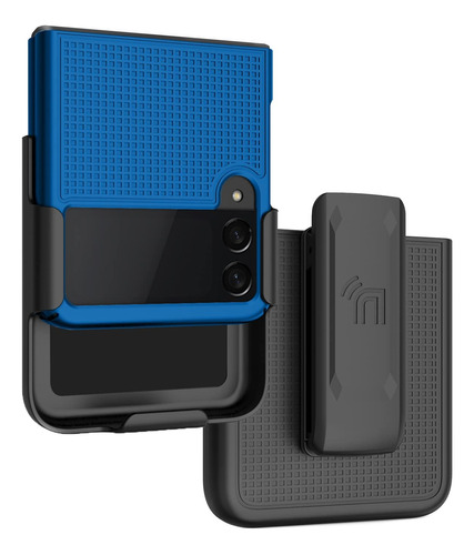 Funda Para Galaxy Z Flip 3 5g Nakedcellphone Color Azul