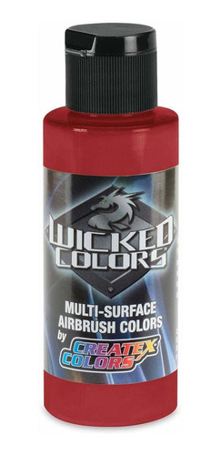2 Oz Wicked Standard Aerografo Pintura Color Oxido Rojo