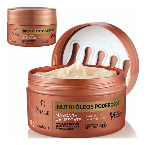 Máscara Eudora Síage Nutri Óleos Poderosos De 250ml 250g