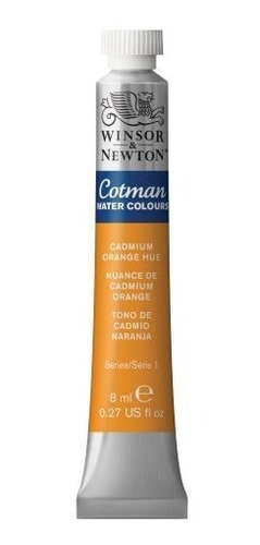 Winsor Y Newton Cotman Color De Agua, 8 Ml, Color Naranja Ca