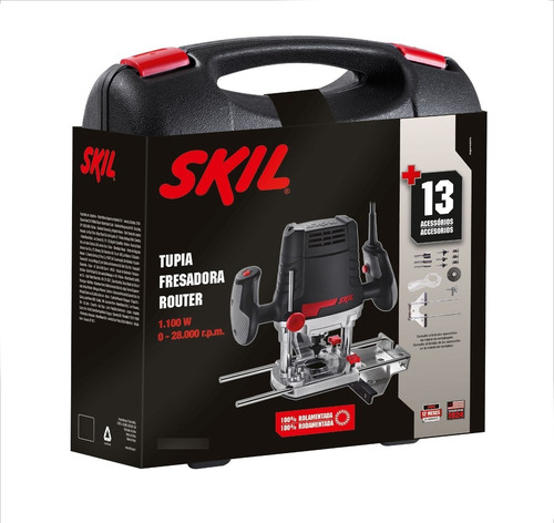 Imagen 2 de 3 de Fresadora Skil 1831 C/maletín Y Accesorios