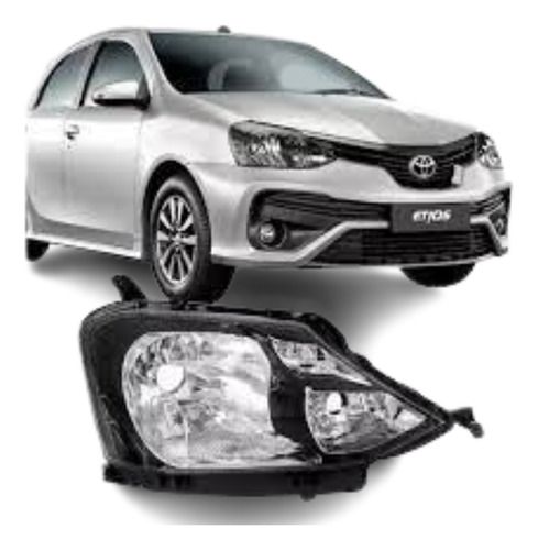 Farol Toyota Etios Fume Original 2018 2019 Direito 