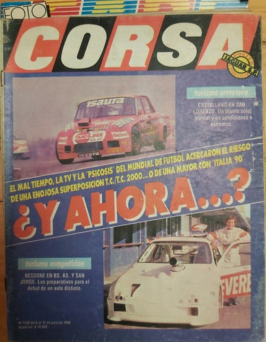 Revista Corsa Año 1990, N° 1248 En Buen Estado 