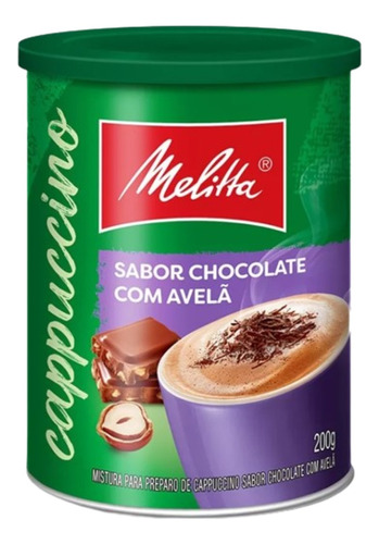 Cappuccino Chocolate Con Avellanas Melitta 200gr Lata