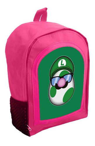 Mochila Infantil Rosa Nena Nene Mario Bros Tt229