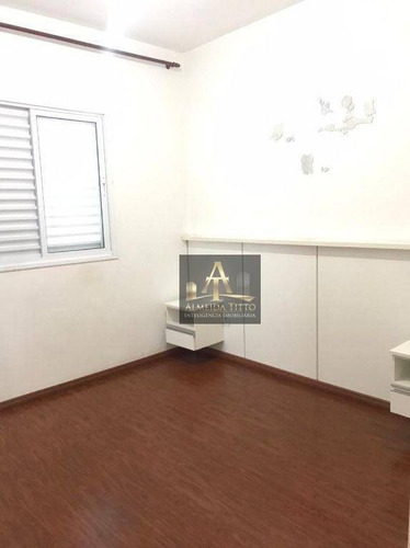 Lindo Apartamento Com Três Dormitórios, Com Móveis Planejados E Andar Alto - Valor R$410.000,00 - Ap3214