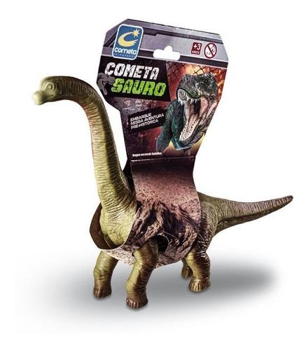 Boneco Dinossauro Braquiossauro 26cm Cometa