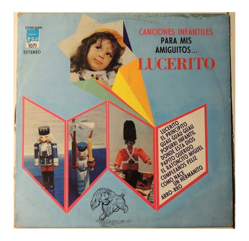 Lucerito ( Disco Lp ) Canciones Infantiles... # 4664