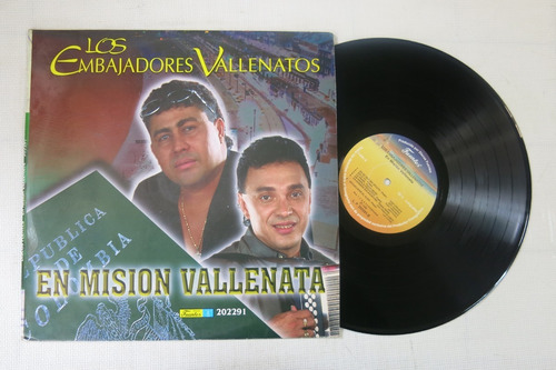 Vinyl Vinilo Lp Acetato Los Embajadores Vallenatos En Mision
