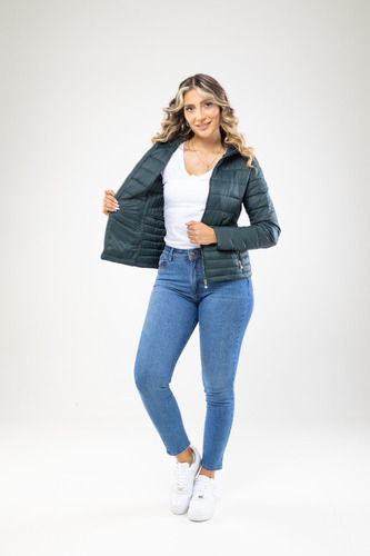 Chaqueta Hurlintong Para Dama Acolchada Con Capota 30346