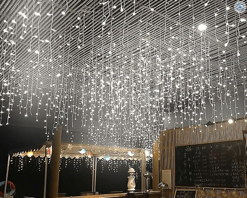 Cascata 400 Led 10m Natal Prova D´agua Quente Frio Colorido