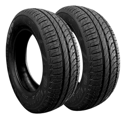 Kit 02 Pneus Remold Avanti 195/65r15 Com Bico