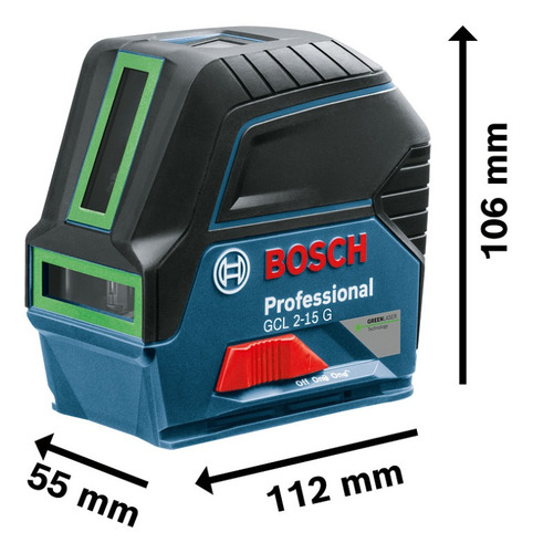Imagen 4 de 10 de Nivel Láser Bosch Gcl 2-15g+rm1+maletín