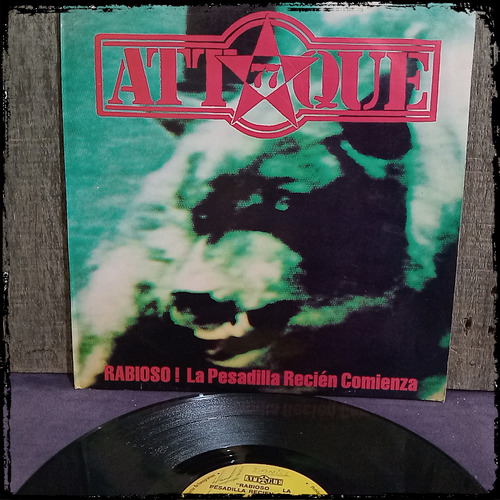 Attaque 77 Rabioso La Pesadilla Recién Comienza 1991 Vinilo