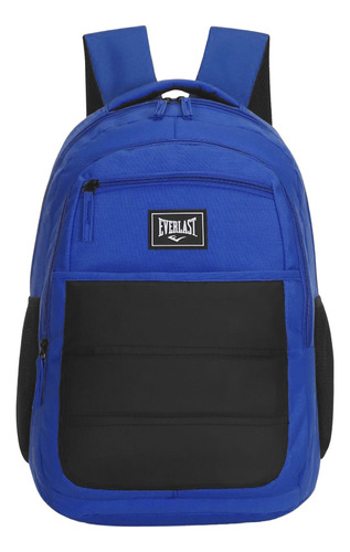 Mochila Hombre Mujer Everlast Urbana Escolar Universitaria Deportiva 25 Litros 16294 Azul