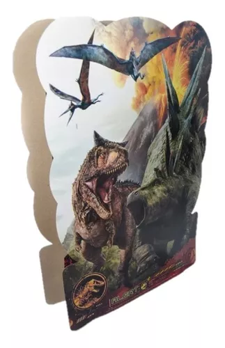 asesinato Muchos Punto de exclamación Piñata De Cartón - Cotillón - Jurassic World - Dinosaurios