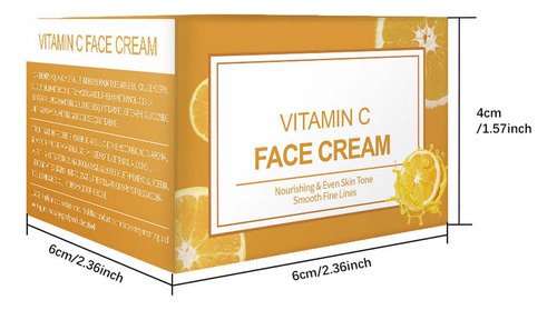 Creme Facial Com Vitamina C, Nutritivo E Uniforme, Suavizant