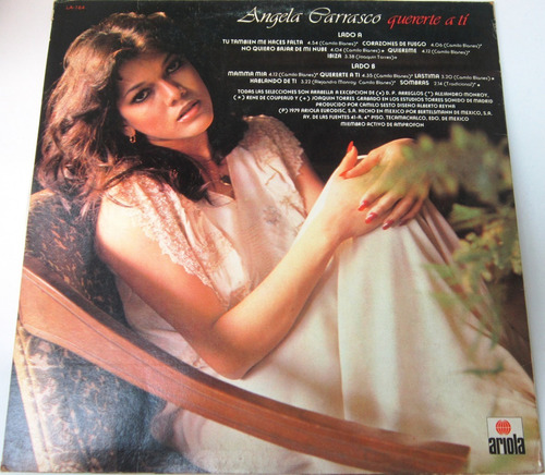 Angela Carrasco - Quererte A Ti Lp (Usado)